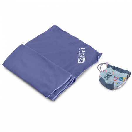 N-Rit полотенце Super Light Towel 60х120 рL тем.синий