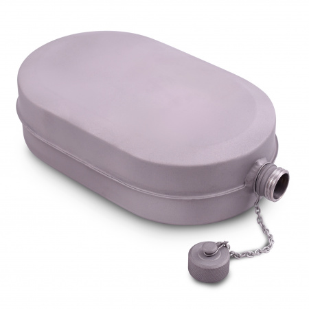 Набор посуды для солдата (котелок 1,7л, крышка 0,5л, фляга 0,7л, ложка,чехол) титан (Роза ветров)