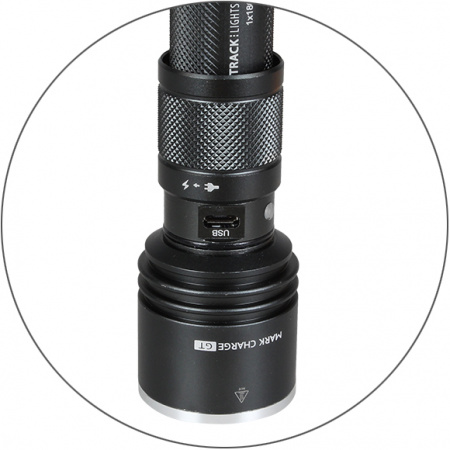 Фонарь алюминиевый Mark charge GT Track