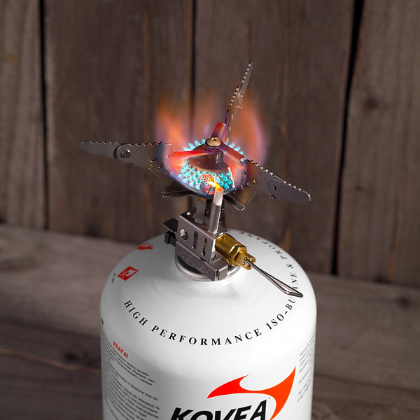 Горелка газовая компактная (титан) Kovea Titanium Stove Camp-3 KB-0101