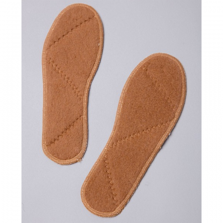 Стельки Монголка 100% верблюжий войлок 38 Рыжий арт. 09150