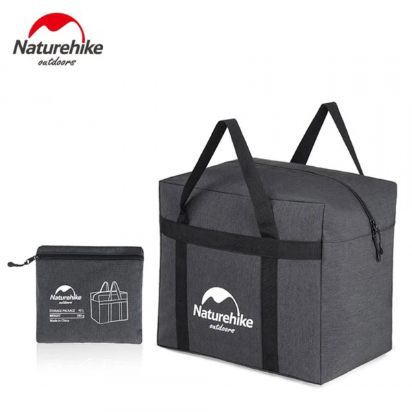 Сумка Naturehike Outdoor storage bag 45L NH17S021-M темно-серая