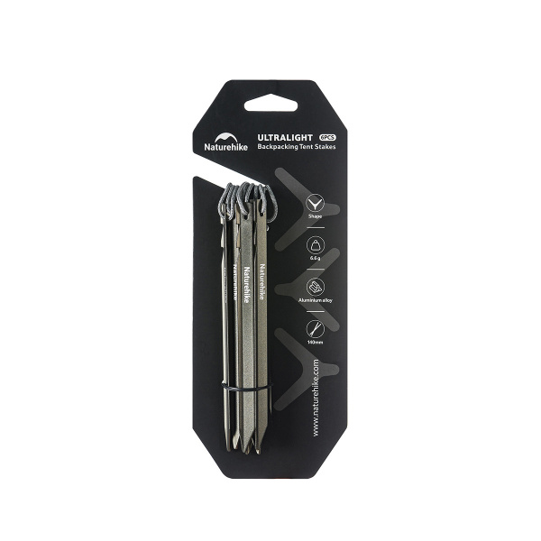 Колышки Naturehike Lightweight Pegs CNK2650PJ014 Y-образные 6 шт 14 см