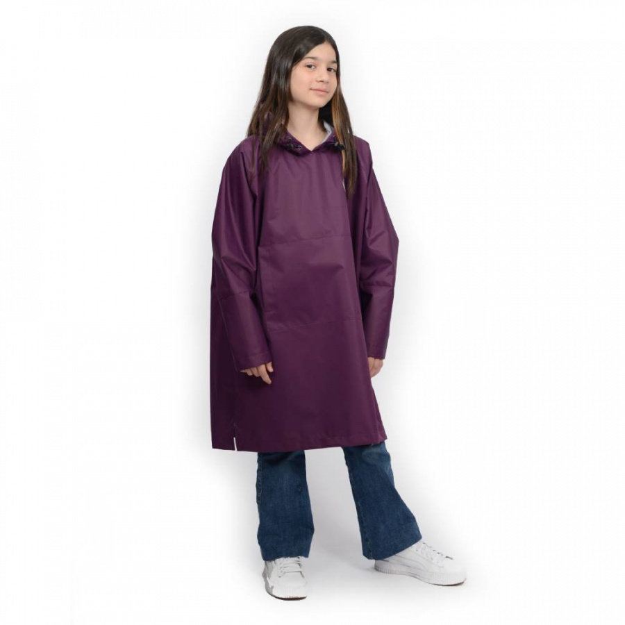 Пончо-дождевик детское Stayer 40669 бордовый/вишневый 40/158