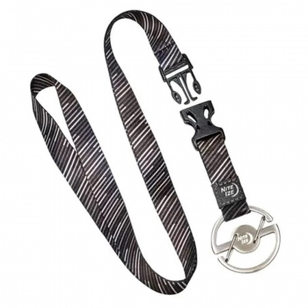 Брелок для ключей NiteIze Medallion Key Lanyard, стальной