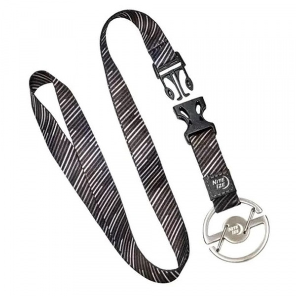 Брелок для ключей NiteIze Medallion Key Lanyard, стальной
