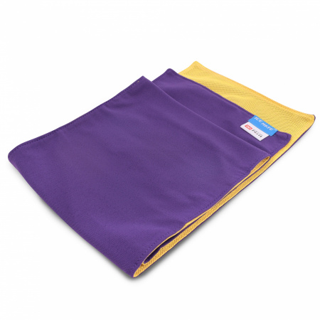 N-Rit охлаждающее полотенце IceMate Cool Towel Double 20*100 пурпурный-желтый