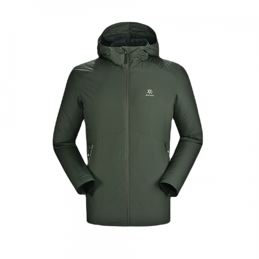 Kailas куртка с синт утеплителем Mont Lightweight Hooded Insulated (S, Темно-зеленый, 11056)