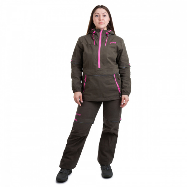 Костюм энцефалитный Элит Барьер женский, т.олива, р. 48-50/170-176 (Novatex)