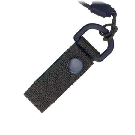 Страховочный тренчик из паракорда с креплением на ремень и карабином