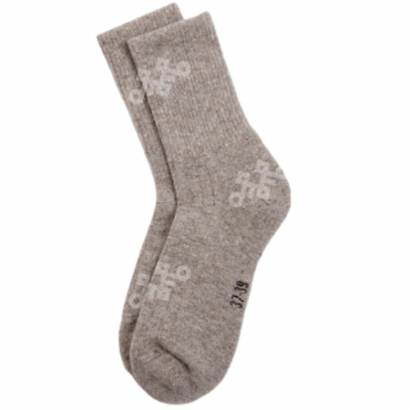 Носки Монголка 100% шерсти 43-45 (44-46) Серый арт. 01105