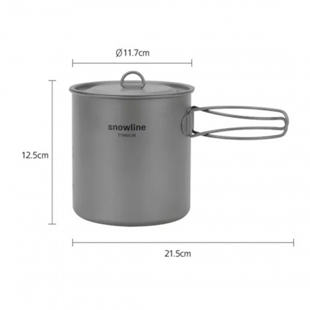 Snow Line котелок Titanium Cookware 1250мл