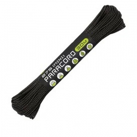 Паракорд 275 (мини) CORD nylon 30м RUS (black snake)