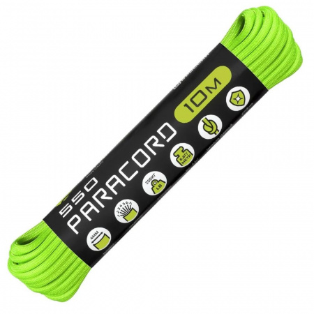 Паракорд 550 CORD nylon 10м RUS (neon green)