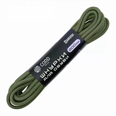 Шнурки из паракорда 200см (Olive)