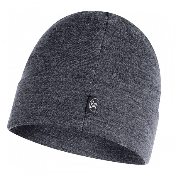 Шапка Buff HW Merino Wool Hat Solid Grey