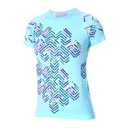 Термобелье Brubeck Футболка женская короткий рукав RUNNING AIR  светло-синий S