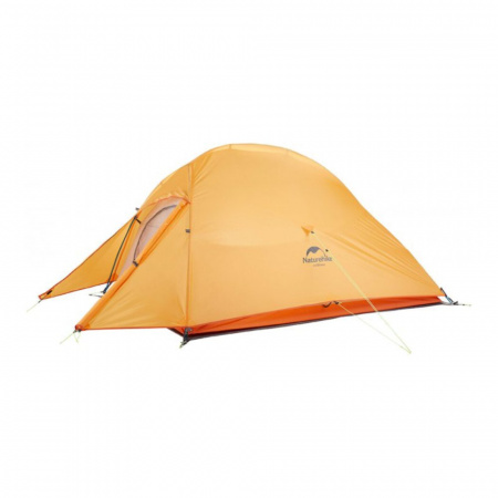 Палатка Naturehike Cloud Up 2 210T NH17T001-T с футпринтом оранжевая
