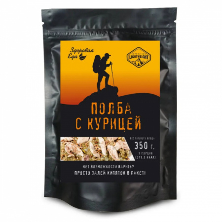Полба с курицей zip 100 г (Здоровая Еда)