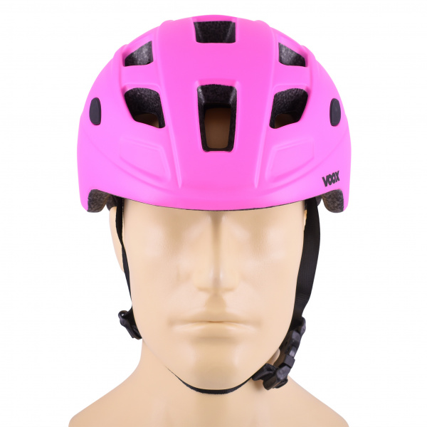Велошлем VOOX Unicolor kids helmets mat pink (M)