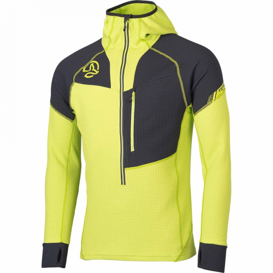 Толстовка беговая Ternua Rapid Top M Acid Lime M