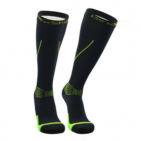 Водонепроницаемые носки Dexshell Compression Mudder черно-желтые XL (47-49)