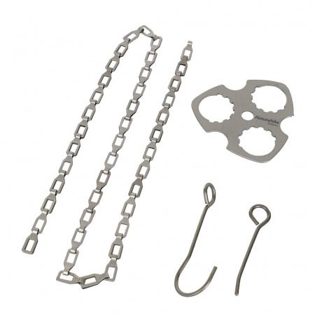 Титановый комплект для изготовления костровой треноги Naturehike NH21SK003