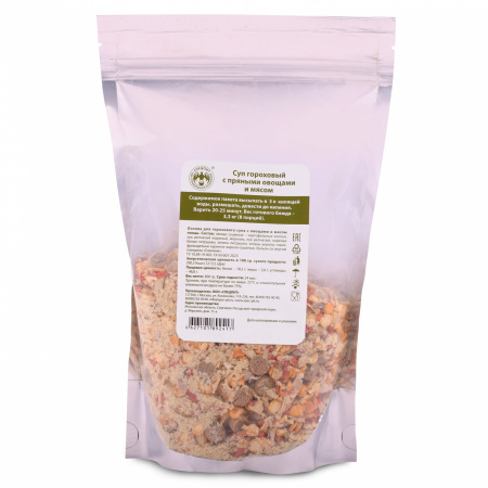 Суп Гороховый с пряными овощами и мясом 300г, СПЕЦПИТ.