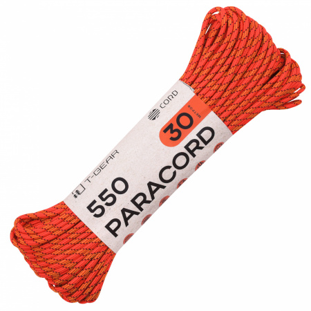 Паракорд 550 T-Gear x CORD nylon 30м (Orange-Gold)
