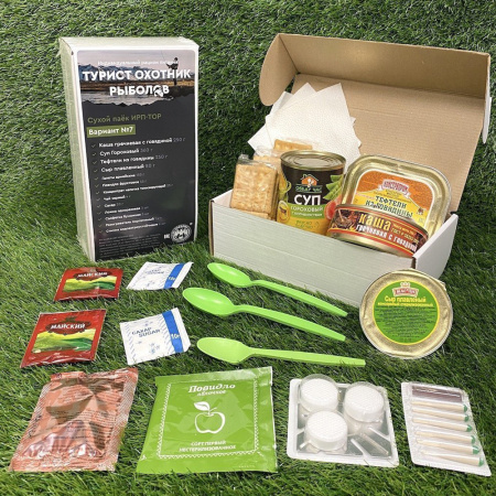 Сухой паек ТУРИСТ ОХОТНИК РЫБОЛОВ Вариант 7 (ИРП-ТОР7) Спецпит