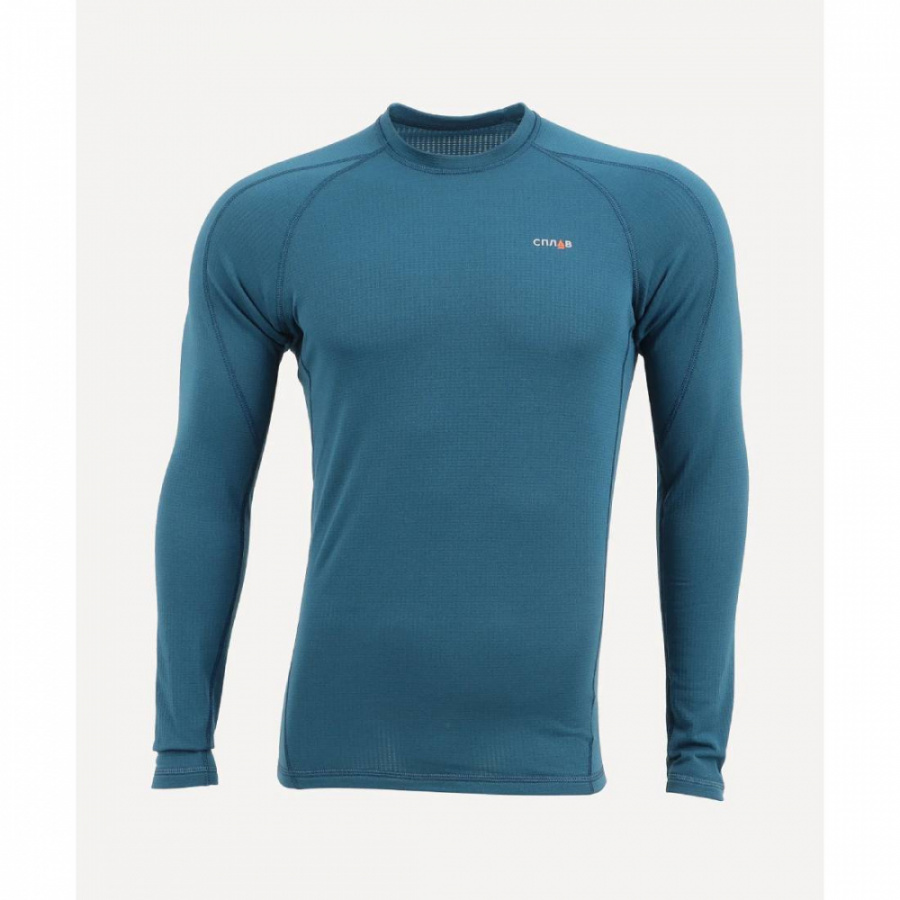 Термобелье Сплав Active Thermal Grid light футболка L/S морская волна 52/182