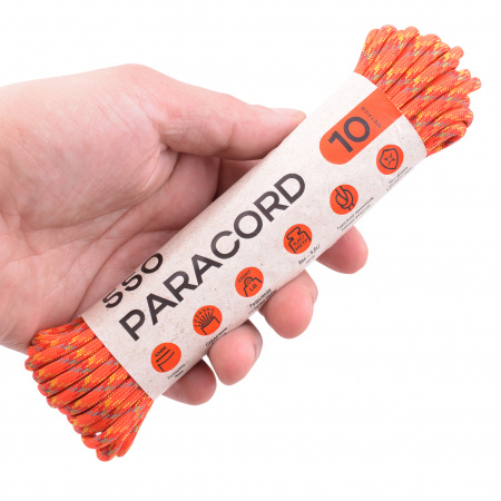 Паракорд 550 T-Gear x CORD nylon 10м световозвращающий