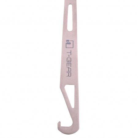 Ложка с крючком титановая T-Gear Titanium Hooked Spoon Matt