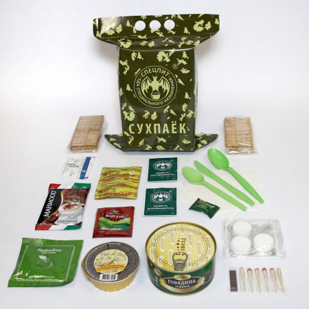 Сухой паек разовый Ужин Вариант 1 (ИРП-Ужин1) СПЕЦПИТ