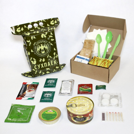 Сухой паек разовый Завтрак Вариант 1 (ИРП-Завтрак1) СПЕЦПИТ