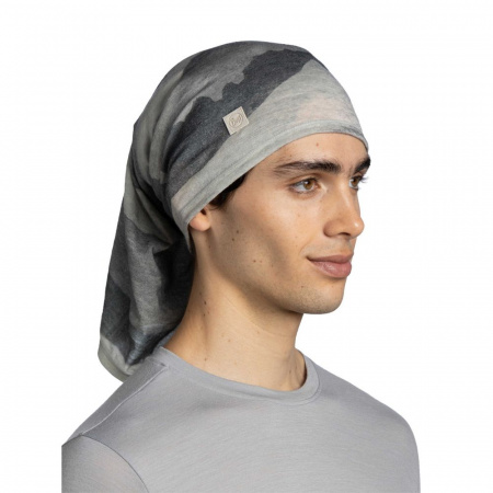 Бандана Buff Merino Lightweight Prints Aler Grey