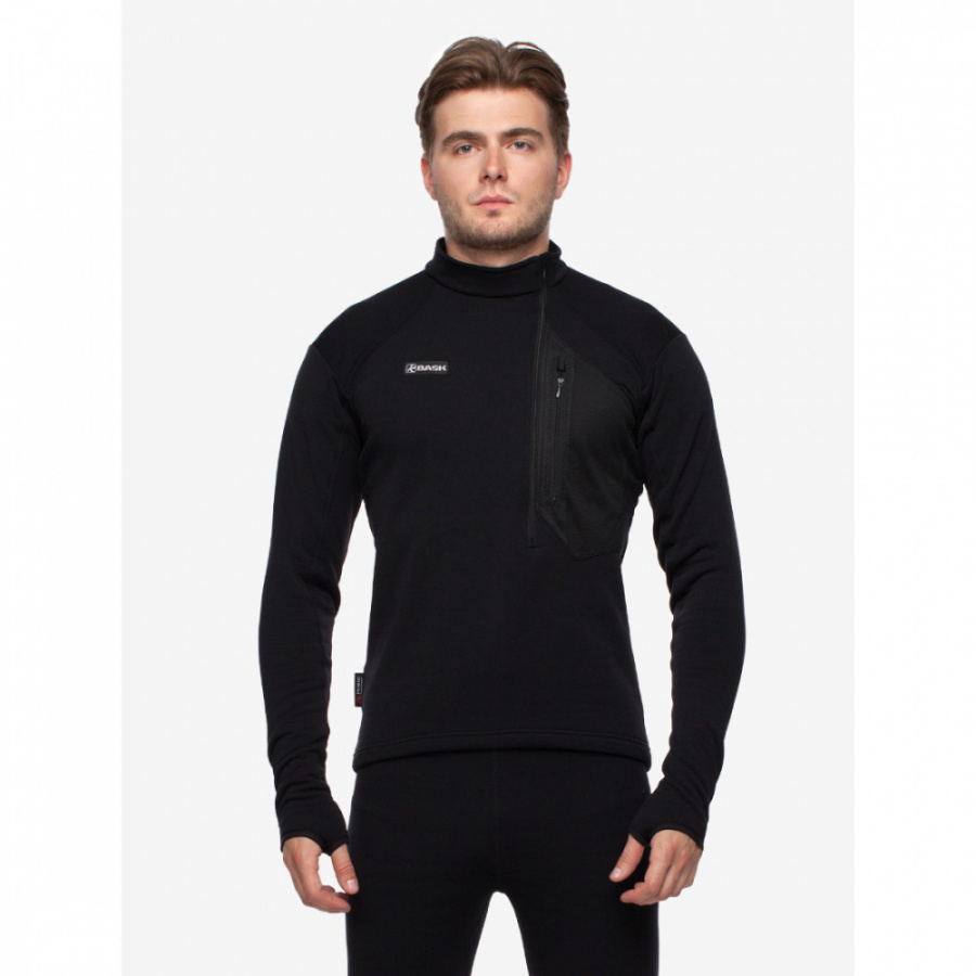 Термобелье фуфайка BASK PS Explorer V2 черная 48