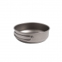 Миска с ручками титановая GORAA TITANIUM SINGLE-WALL BOWL WITH FOLDING HANDLE 600мл.