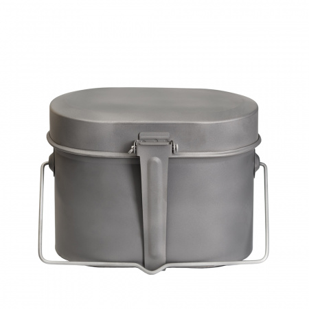 Котелок солдатский 1,7 л. (титан) (Роза ветров)