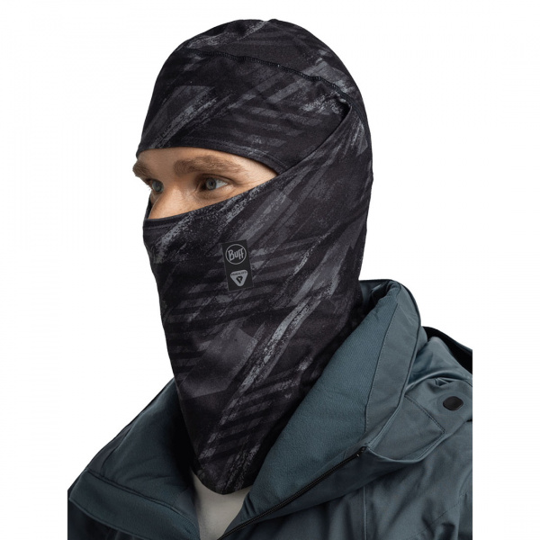 Маска (балаклава) Buff Thermonet Hinged Balaclava Bardeen Graphite 136854.901.10.00