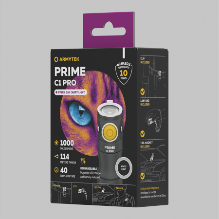 Фонарь Armytek Prime C1 Pro Белый