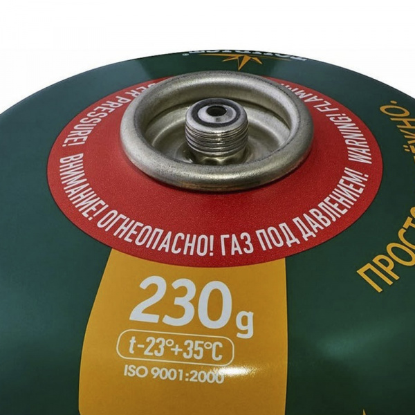Баллон газовый резьбовой Tourist Standard 230г