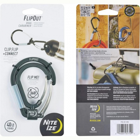 NiteIze FlipOut Dual Carabiner