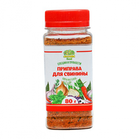 Organic Food Приправа для свинины 80 гр. ПЭТ Organic Food Приправа для свинины 80 гр. ПЭТ