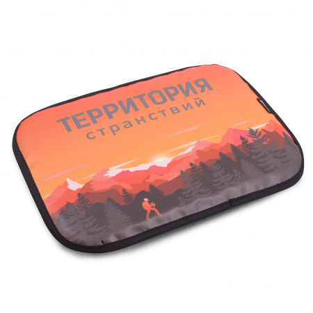 Сиденье окантованное сувенирное, 35х25 см, Территория