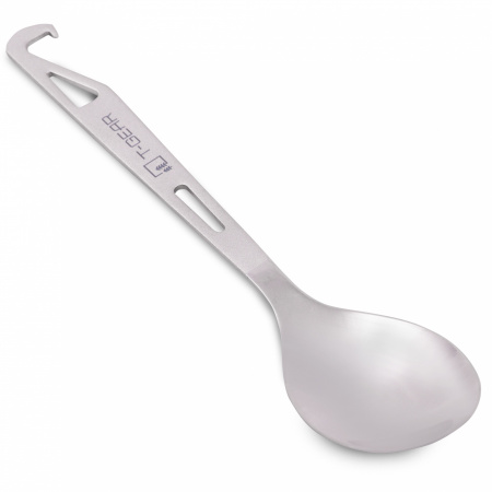 Ложка с крючком титановая T-Gear Titanium Hooked Spoon Polished