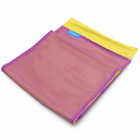 N-Rit охлаждающее полотенце IceMate Cool Towel Double 20*80 лайм/фиолетовый