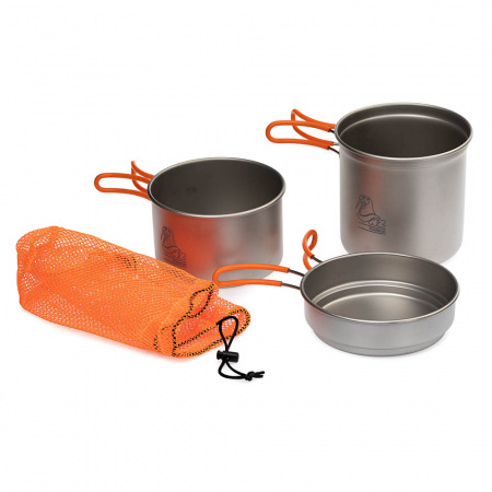 Набор посуды (титан) NZ 0.8 и 1.2л TS-014