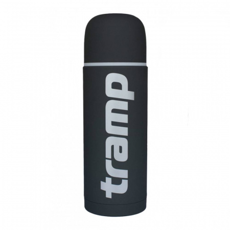 Термос Tramp Soft Touch 1,0 л. (серый) TRC-109