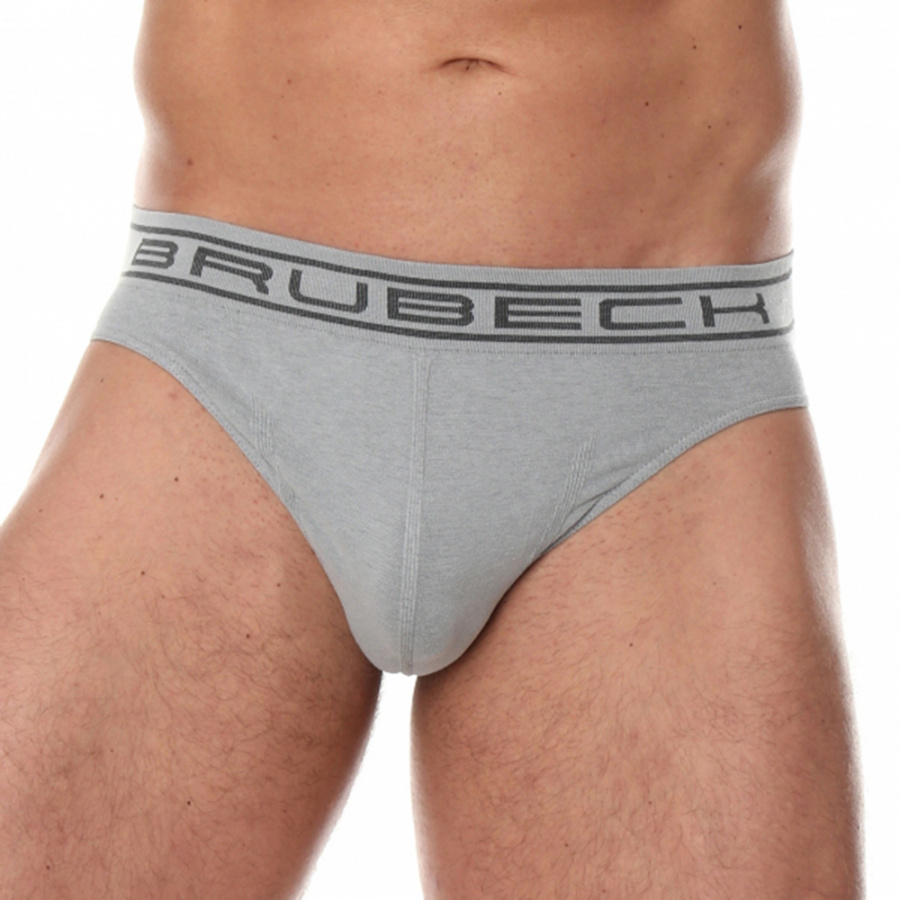 Термобелье Brubeck трусы слипы мужские SLIPY серый L